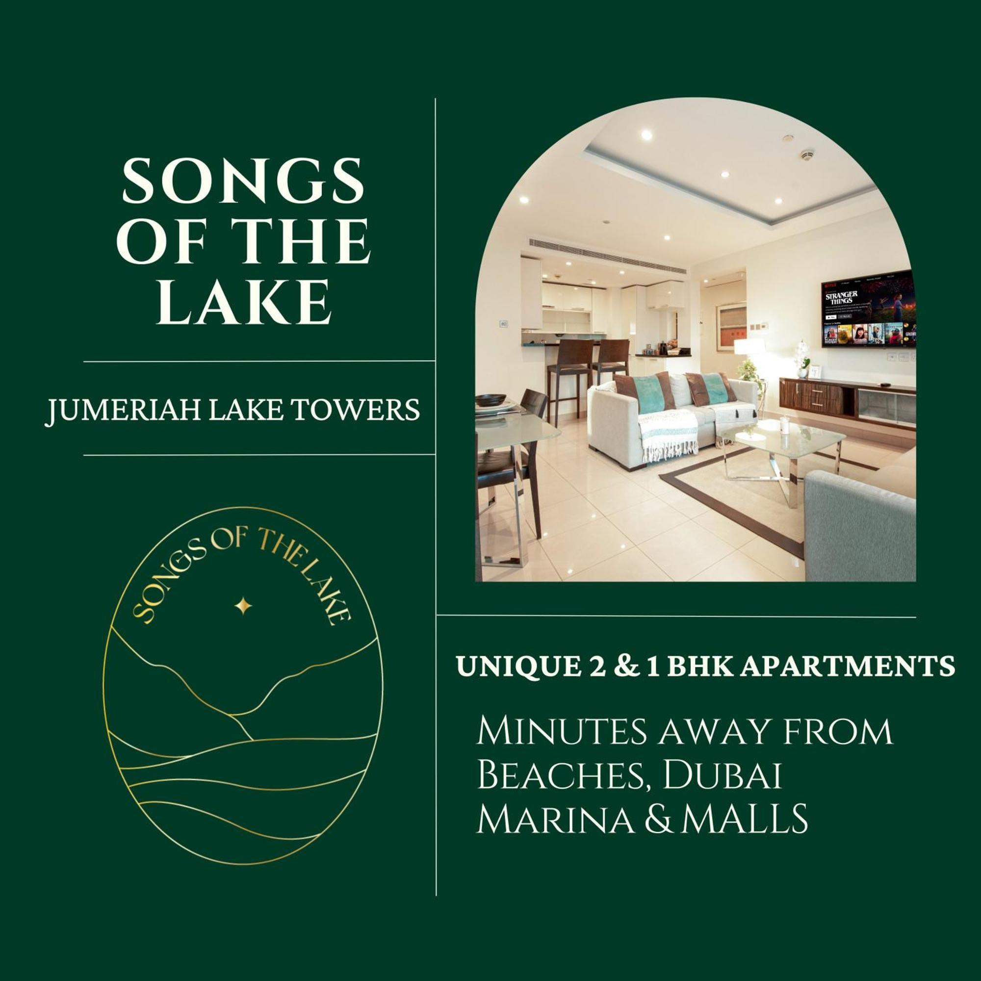 Songs Of The Lake By Lagom - Bonnington Apartment Jumeirah Lake Towers, Dubaj Kültér fotó